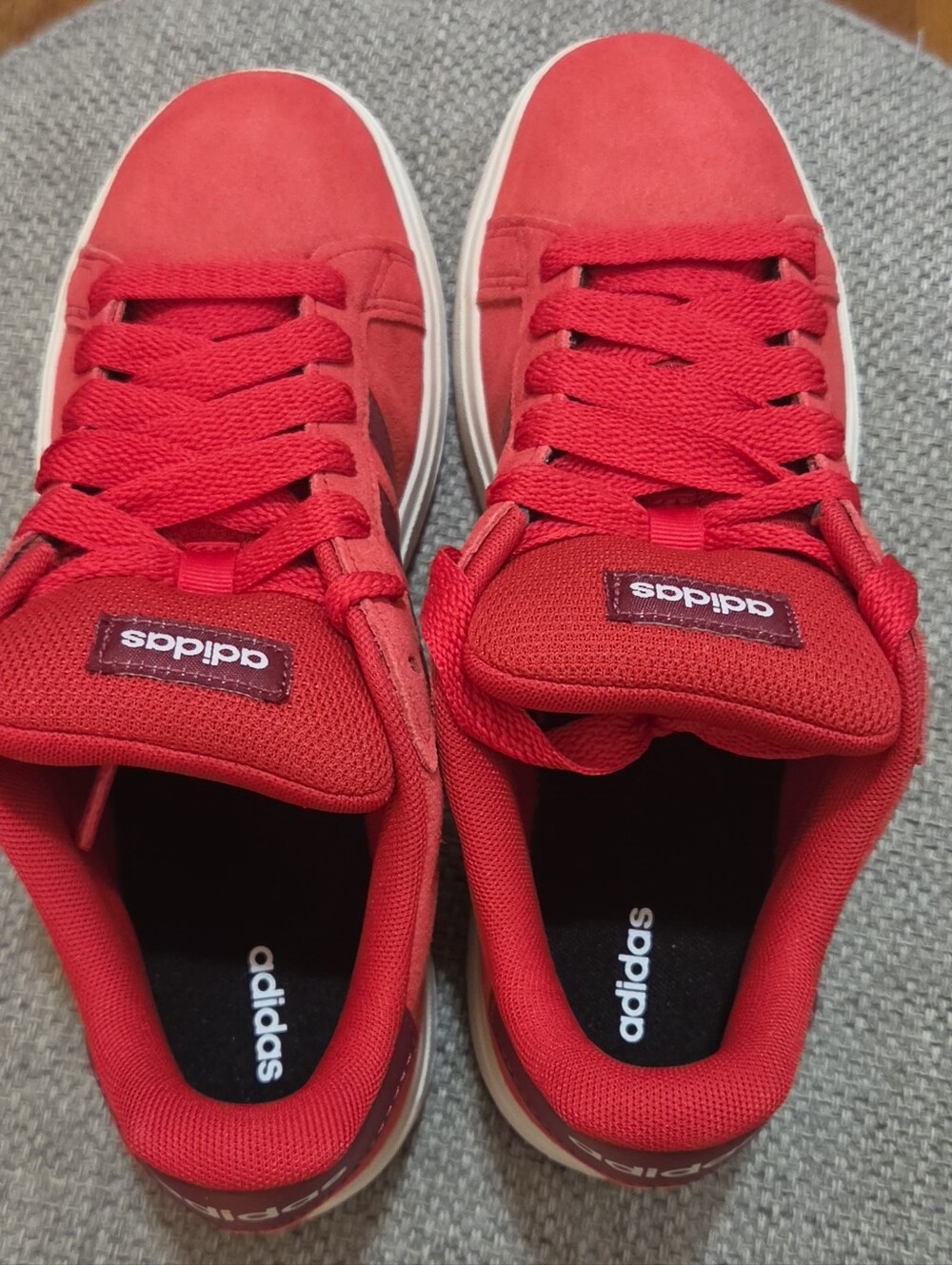 Adidas Grand Court 00s Red Low Casual Sneaker Unisex Youth Size 6/ JQ5654 NWB - Picture 10 of 12